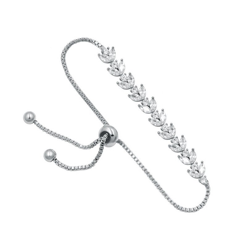 Silver Plated Wheat Ear Bracelet SL048-1