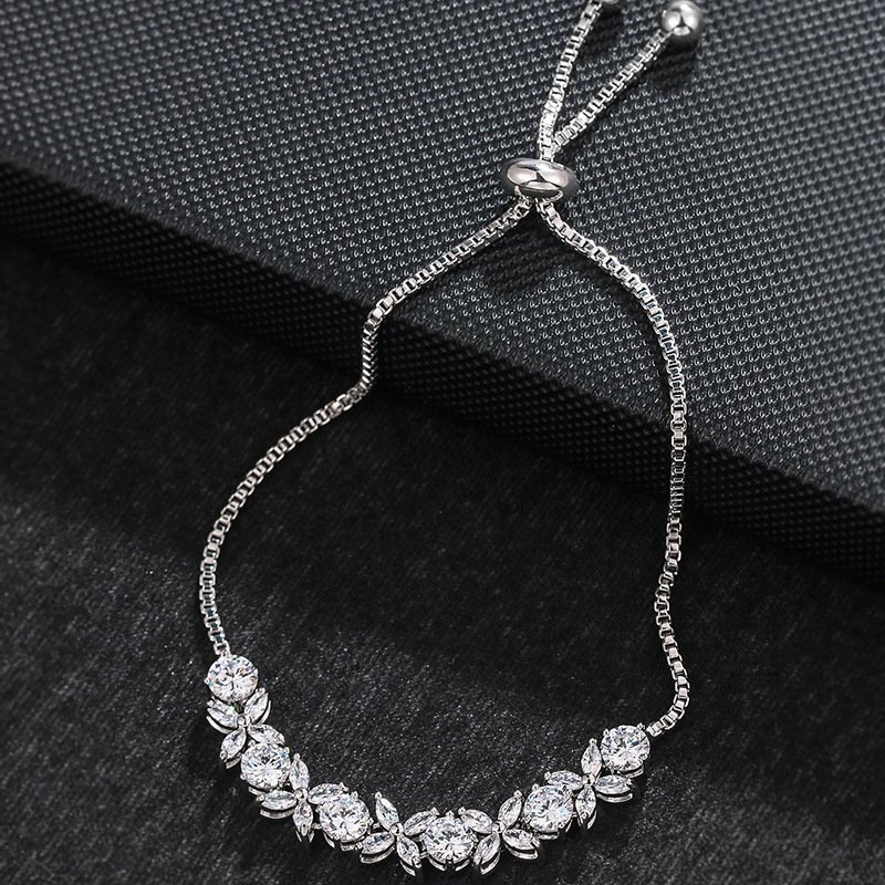 Flower Cluster Shape Bracelet SL011 - 图片 5